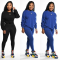 ÚLTIMO Design Personalizado Mulheres Mulheres Pell Tracksuit Set